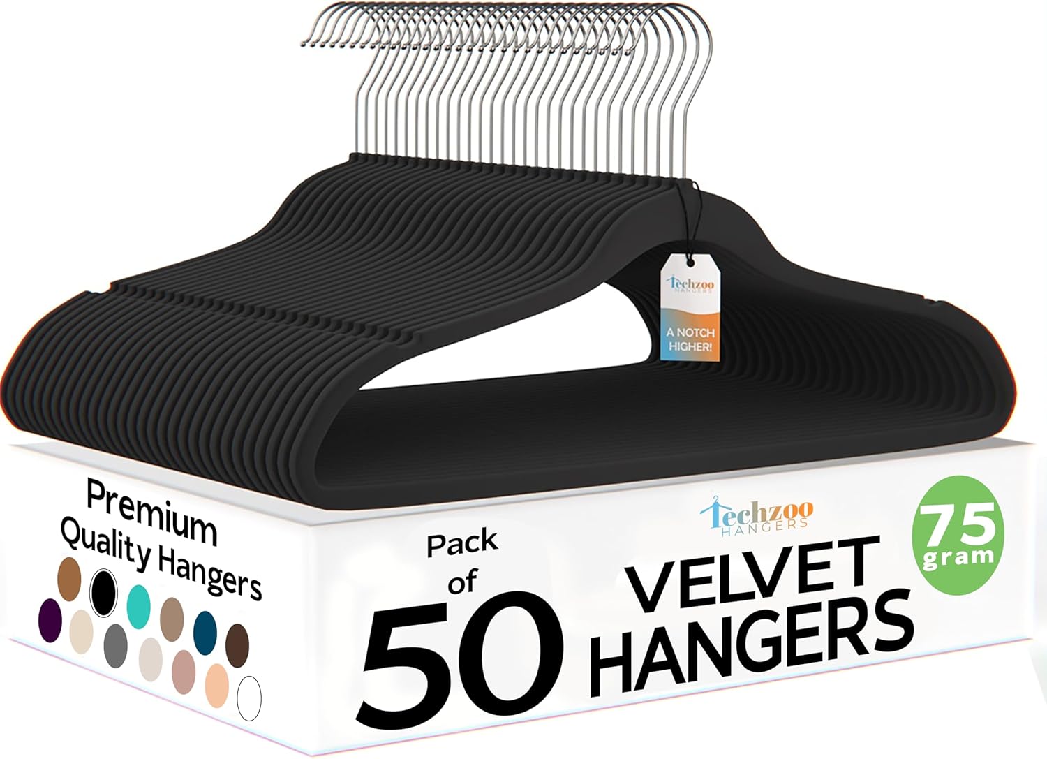 Premium Quality Velvet Hangers for Closet Space Saving Needs