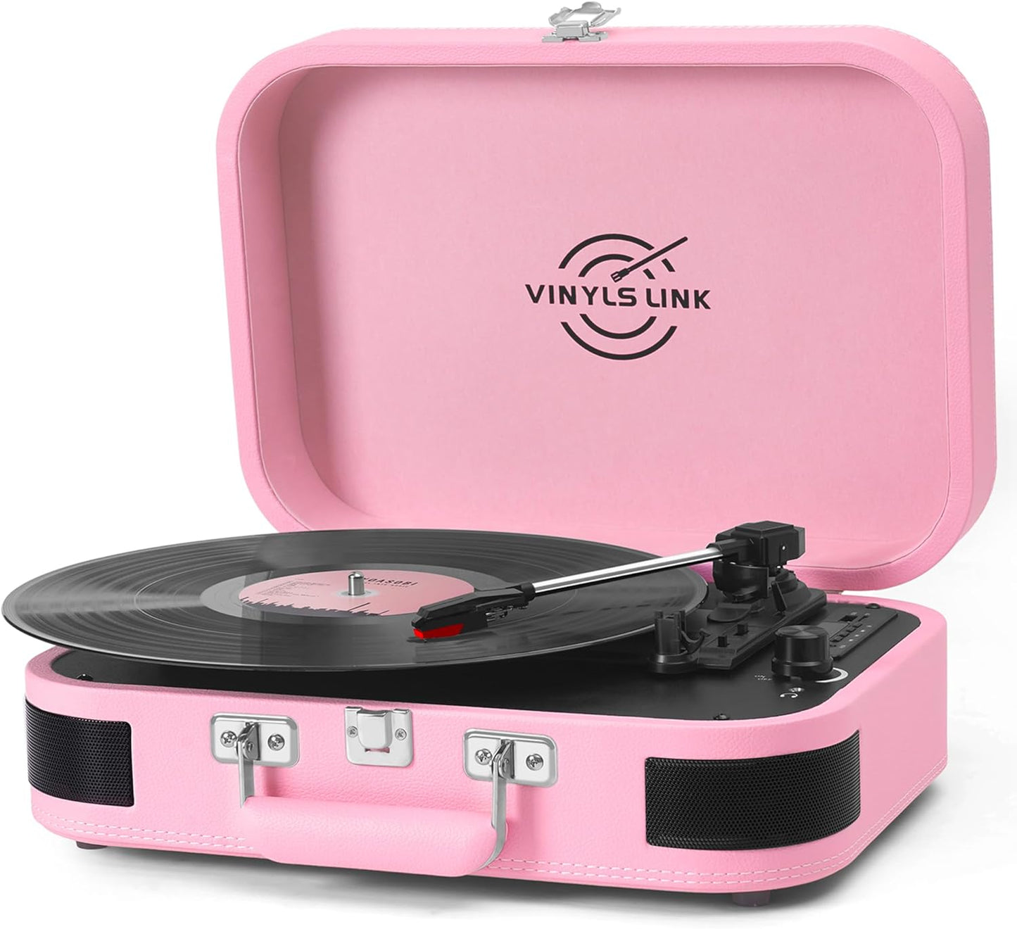 Vinyl Record Player Bluetooth Turntable with Built-in Speaker