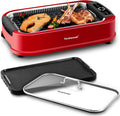 Indoor Smokeless Grill 1500W Electric BBQ - Precise Temperature