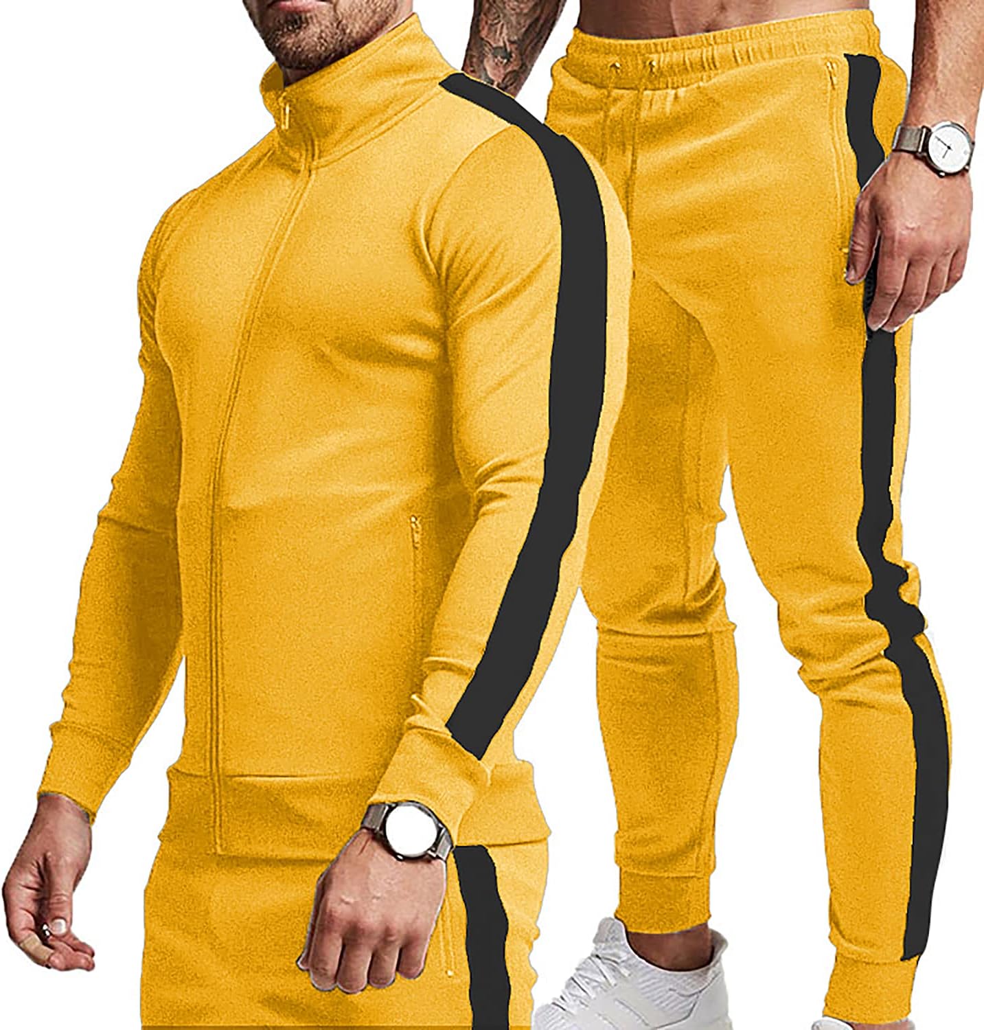 TEZO Men's Casual Active Tracksuits for Sports and Jogging