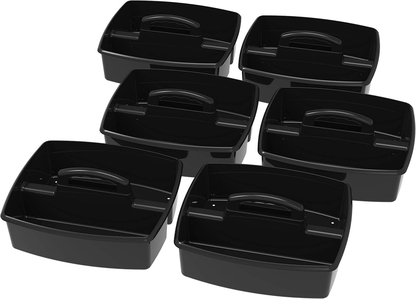 Storex 2-Compartment Large Caddy for Classroom Organization