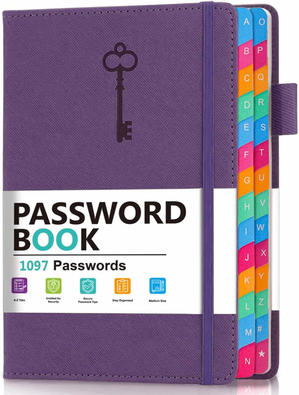 Organize with Ease: Colorful Password Keeper Book