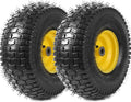 Exact Replacement 15x6.00-6 Front Tire & Wheel Assemblies (2 Pack)