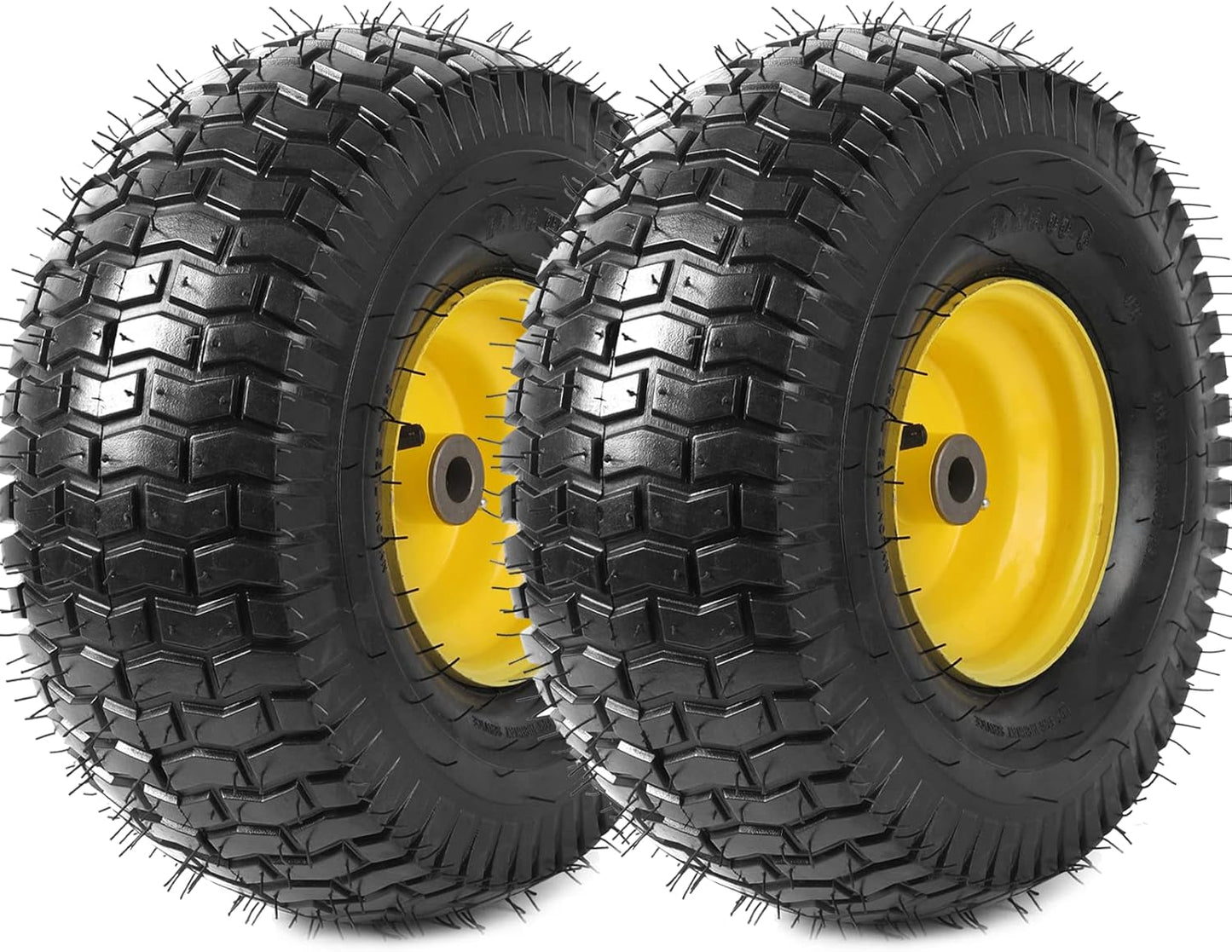 Exact Replacement 15x6.00-6 Tire and Wheel Assemblies for Mowers