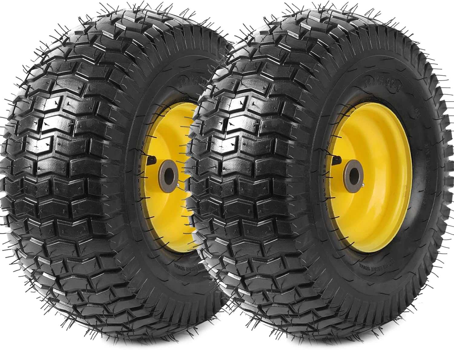 Exact Replacement 15x6.00-6 Tire and Wheel Assemblies for Mowers