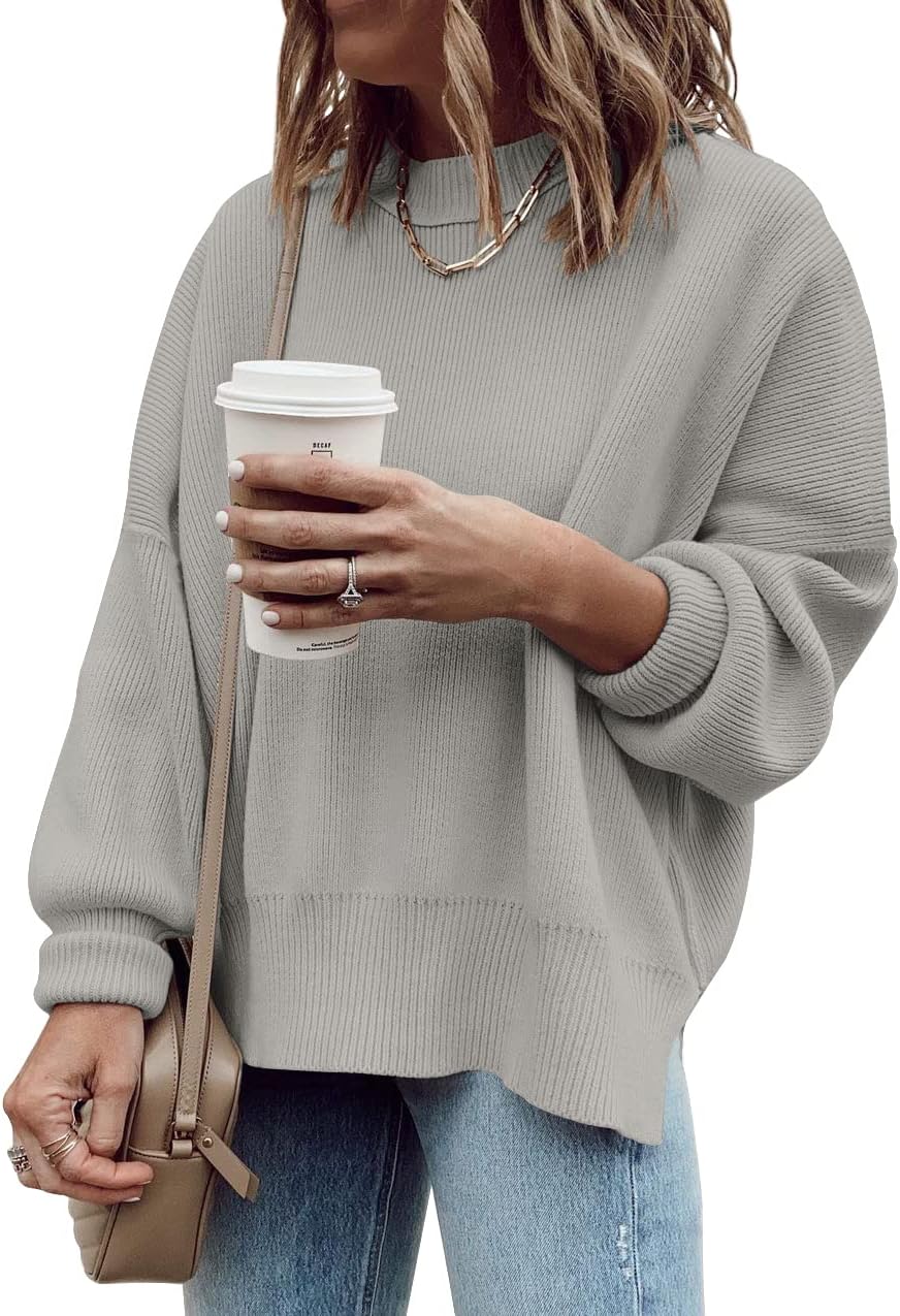 Imily Bela Womens Oversized Tunic Sweaters for Fall Fashion