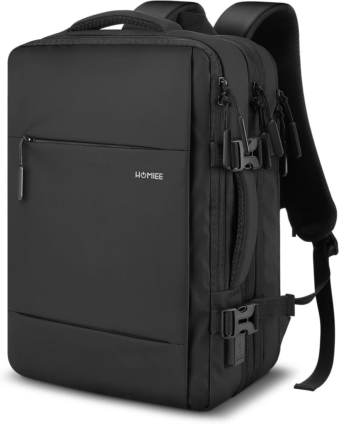 Travel Laptop Backpack with USB Port & Expandable Design for Trips