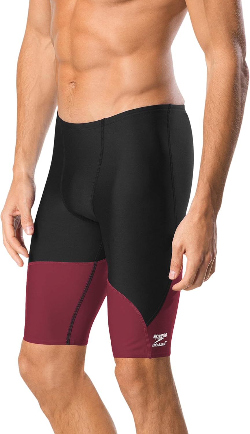 Speedo Men's Endurance+ Splice Jammer Swimsuit for Swimming
