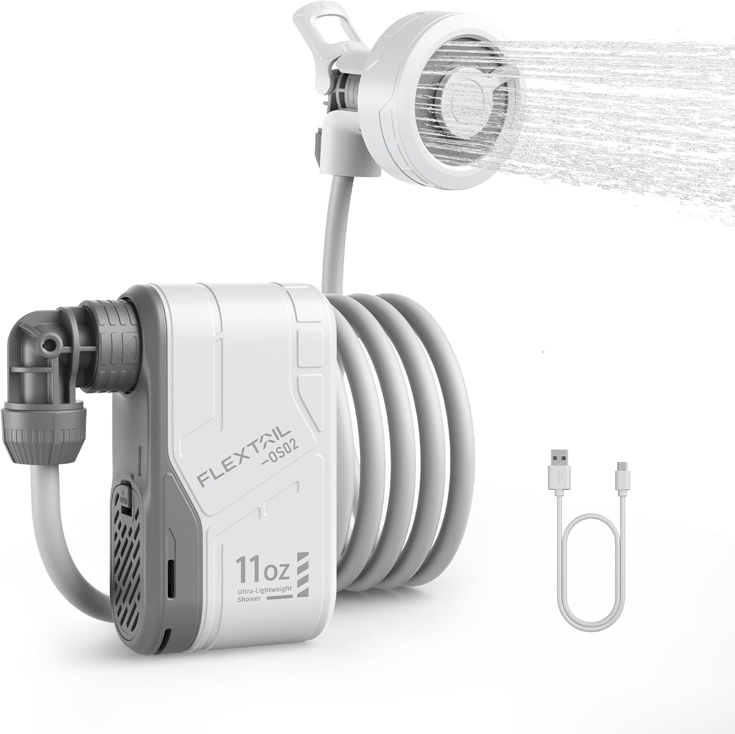 FLEXTAILGEAR MAX Shower Portable Shower for Camping and More