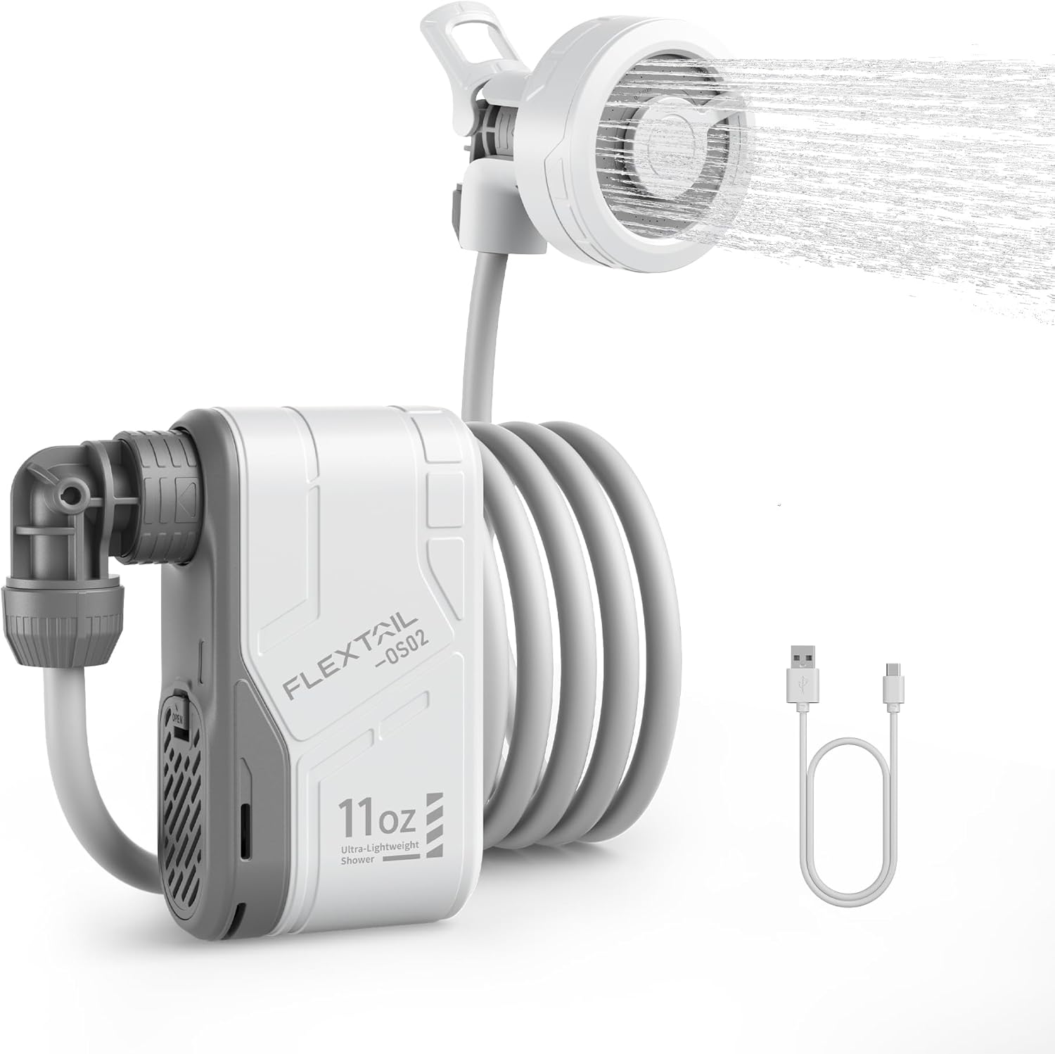 FLEXTAILGEAR MAX Shower Portable Shower for Camping and More