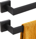 32-Inch Single Towel Bar Matte Black - Sturdy SUS304 Wall Rack