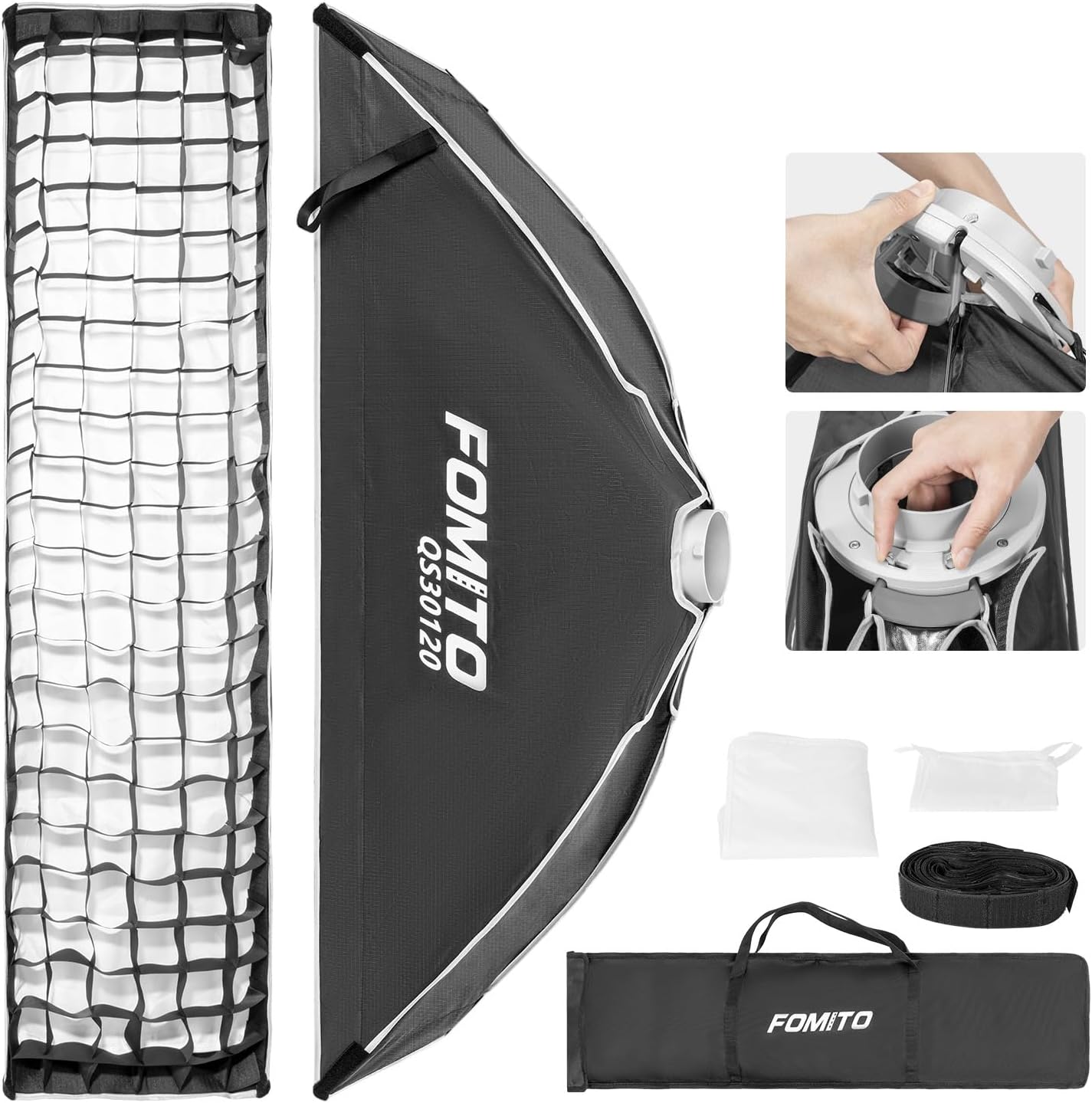 FOMITO 12x47 Rectangular Softbox for Professional Photography
