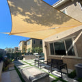 Sun Shade Sail 12 x 14 x 18.4 ft Rectangle Canopy - Cooling UV Block