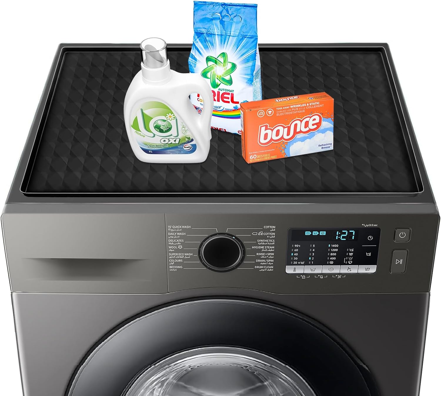 Non-Slip Waterproof Washer Mat - Protect Your Appliances!