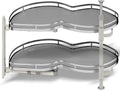 Blind Corner Cabinet Pull Out Organizer 36in - Soft Close Swing Tray