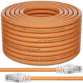 Cat7 Outdoor Ethernet Cable (100ft) - Shielded 10Gbps Network Cable