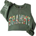 Personalized Grammy Sweatshirt - Kids Names Sleeve