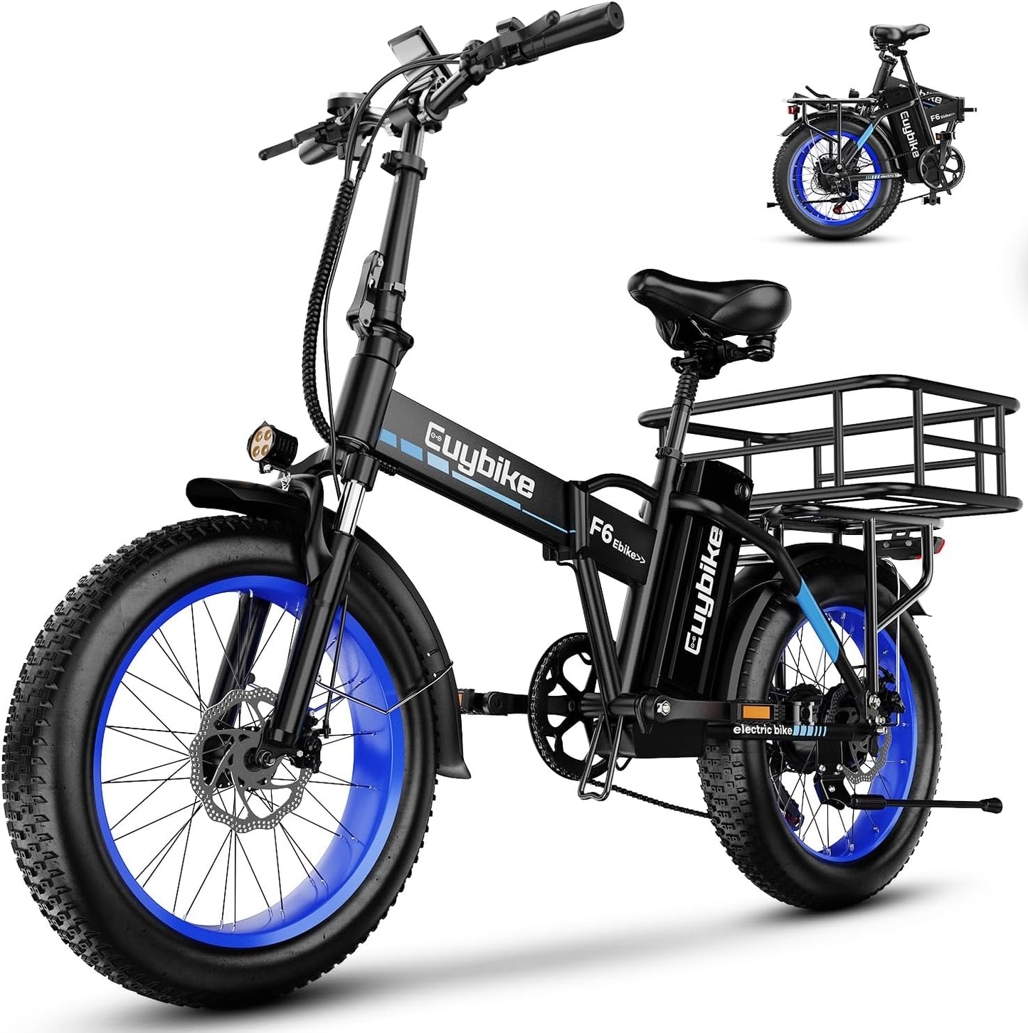 1000W Folding Electric Bike with 48V Battery for Adults
