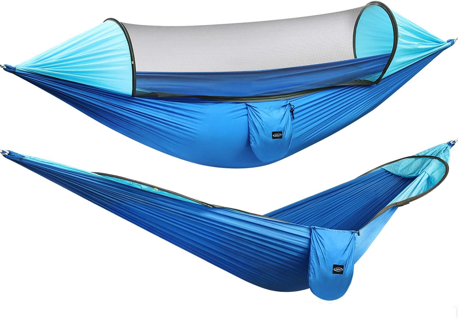 G4Free Large Camping Hammock with Mosquito Net for 2 People