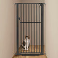 59 in Extra Tall Pet Gate - Durable Metal Cat and Dog Gate