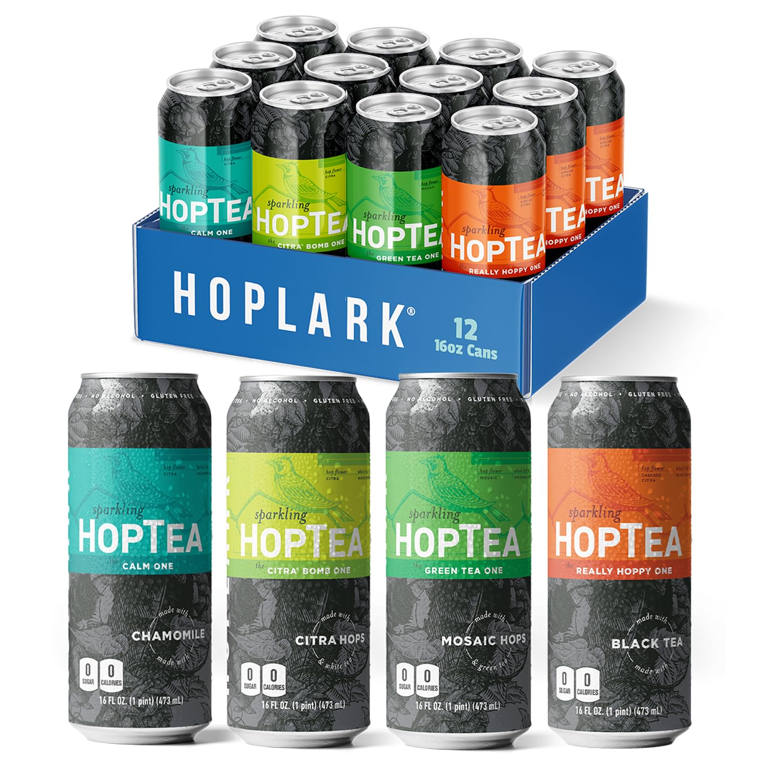 HOPLARK Sparkling HopTea Sampler - A Refreshing Tea Experience