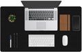 Leather Desk Mat 36 x 20 Midnight Black - Executive Desk Pad