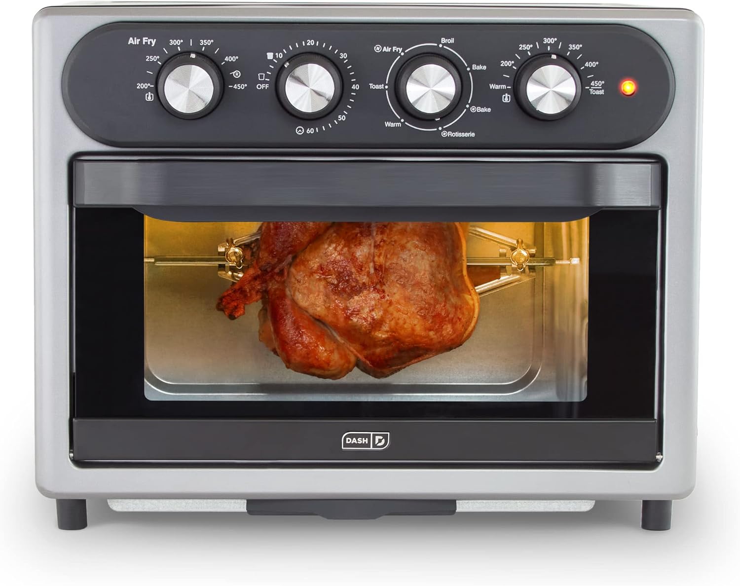 DASH Chef Series 7-in-1 Convection Toaster: Air Fry, Roast, Bake & More!