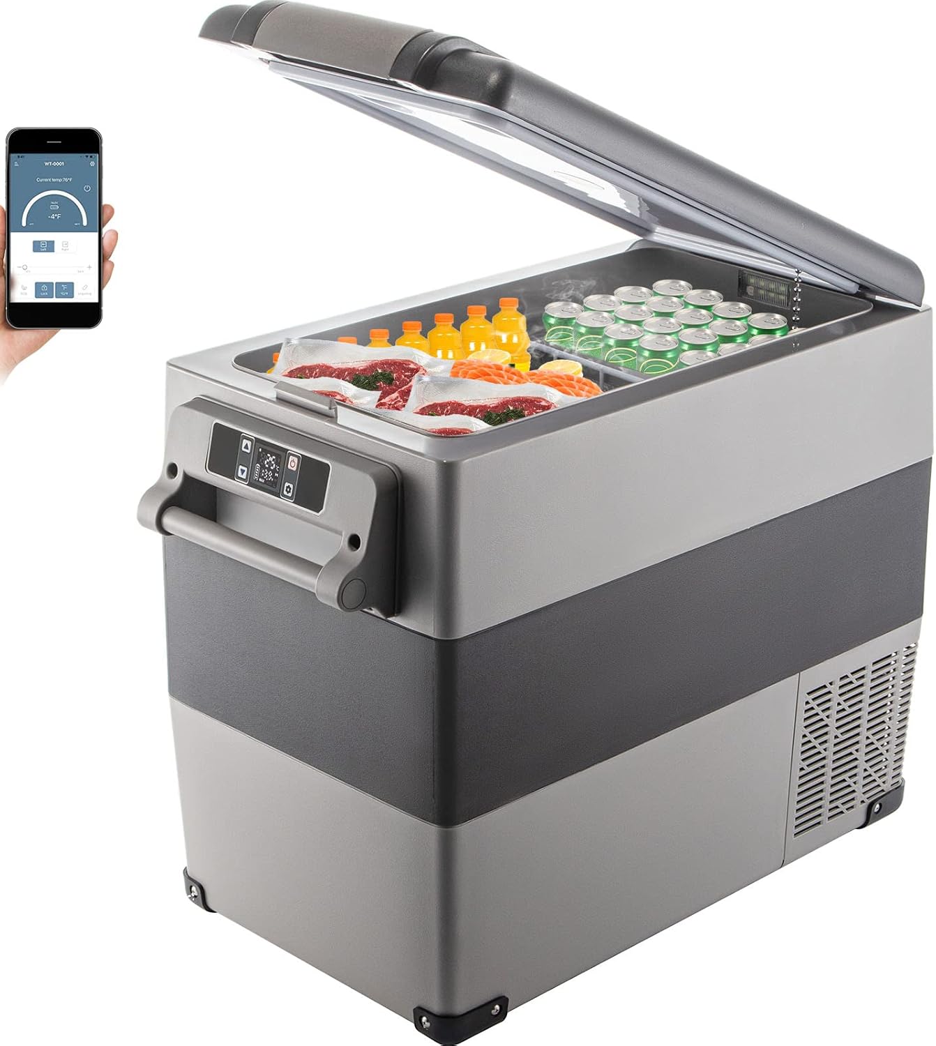 VEVOR 12 Volt Refrigerator - 58 Quart Portable Car Cooler