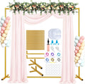 6.6FT x 6.6FT Balloon Arch Stand for Weddings and Parties