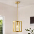 Mini Modern Farmhouse Gold Pendant Lighting for Kitchen Island