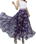 Women's Beach Chiffon Maxi Skirt from Afibi for Summer Vibes