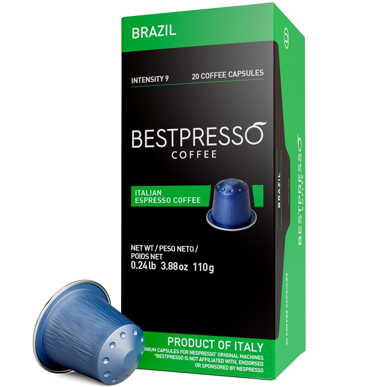 Bestpresso Coffee Pods for Nespresso Original Machines - 120 Count