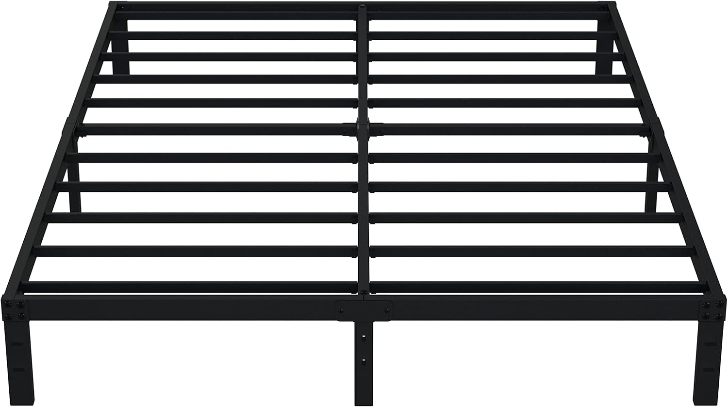 Heavy Duty Metal California King Bed Frame with Steel Slats