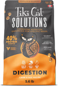 Tiki Cat Solutions Dry Cat Food for Digestion with Lamb & Egg