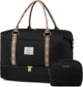 Travel Duffle Bag for Women - Weekender Carry On with Shoe Compartment