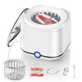 Ultrasonic Retainer Cleaner 48kHz - Compact Travel Dental Cleaner