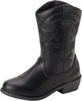 bebe Girls Cowboy Boots - Classic Mid Calf Cowgirl Boots Jewelry