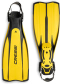 Cressi Pro Light Open Heel Scuba Fins - Lightweight, Well-Balanced