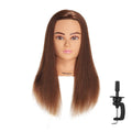Hairingrid Mannequin Head 20-22 in 100% Human Hair for Training