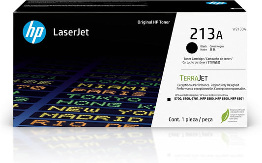 HP 213A Black Original Laserjet Toner Cartridge for Reliable Printing