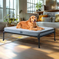 Veehoo Elevated Raised Dog Bed for Outdoor Comfort and Safety