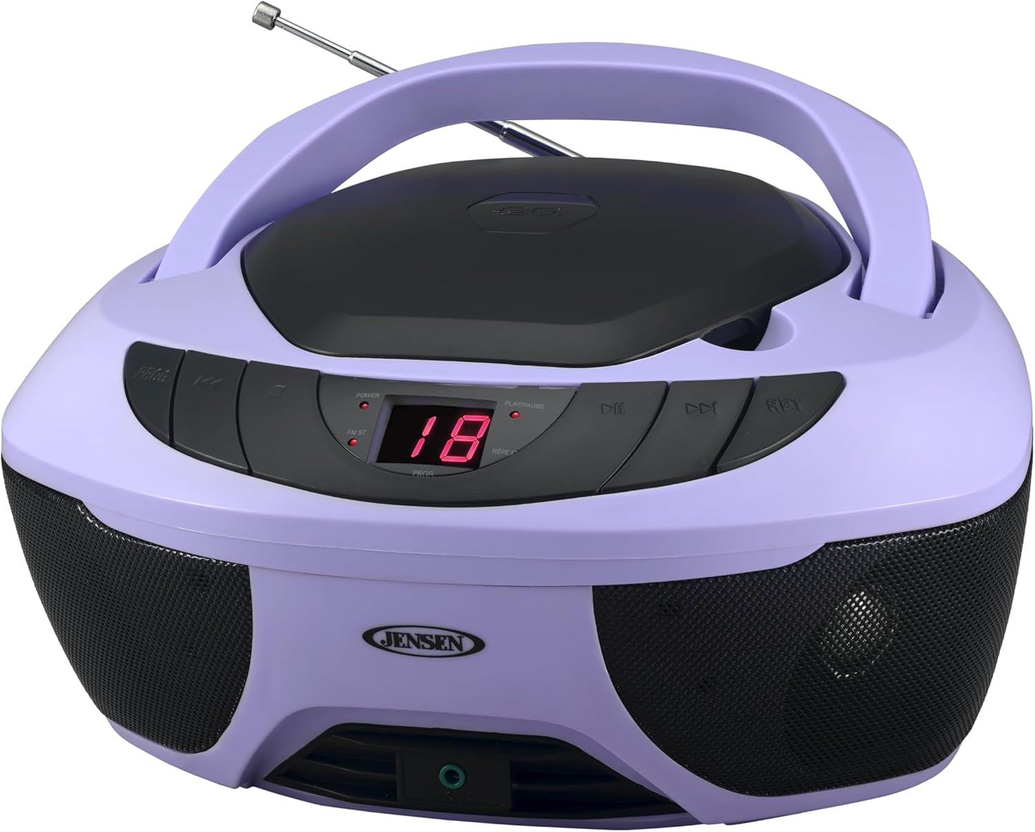 Jensen CD-475PL Portable Sport Stereo Boombox with AM/FM Radio