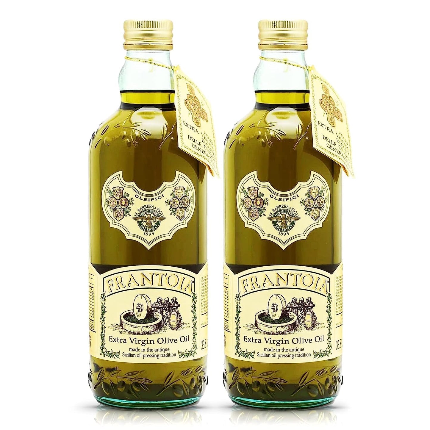 Barbera Frantoia Sicilian Extra Virgin Olive Oil - 33.8-Ounce Pack
