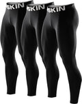 Mens Compression Pants Tights Leggings - 1, 3, 4 or 5 Pack Performance