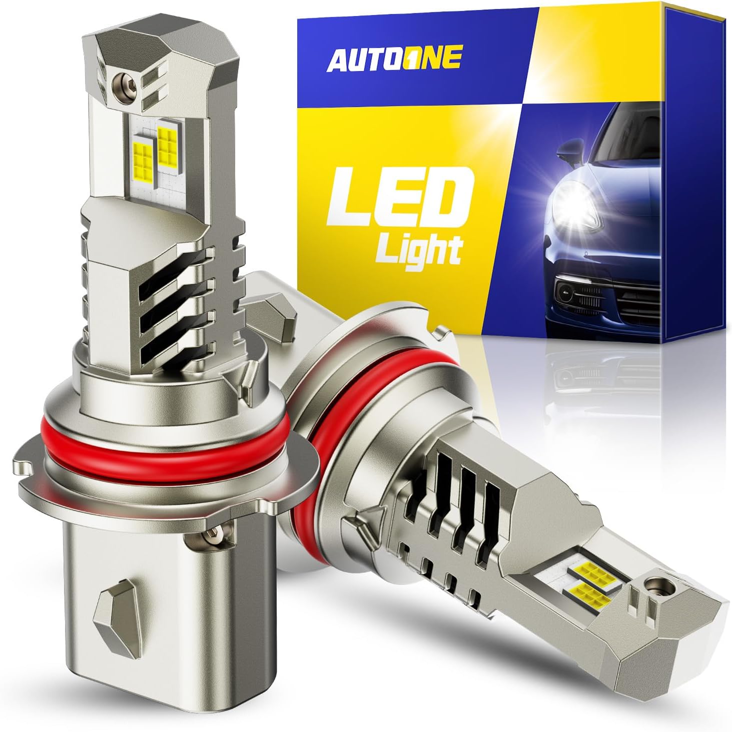 AUTOONE 9007 LED Bulb: 800% Brighter, Quick Install & More