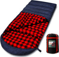 0 Degree Sleeping Bag Cotton Flannel Extra Large for Adults - Warm