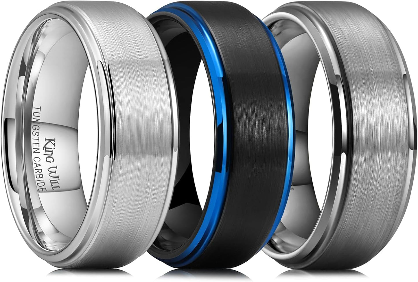 Classic Tungsten Wedding Band for Men - Comfort Fit Design