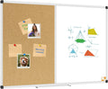 XBoard Magnetic whiteboard 36 x 24 - Combo Whiteboard Cork Board 36 x