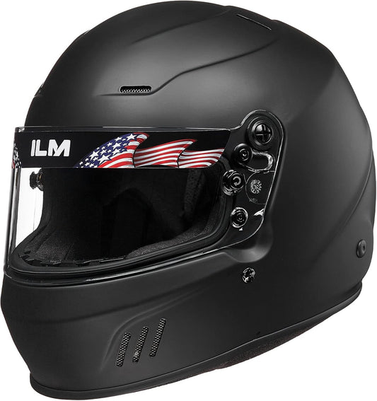 ILM Snell SA2020 Full Face Auto Racing Helmet for Safety and Comfort