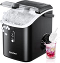 Nugget Ice Maker Countertop with Handle - Fast Nugget Ice in 6 Mins